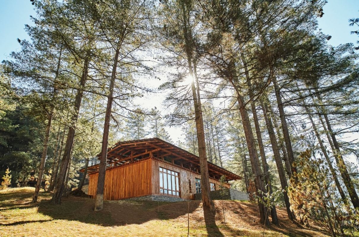 Extorior of Bedroom at Six Senses Bumthang