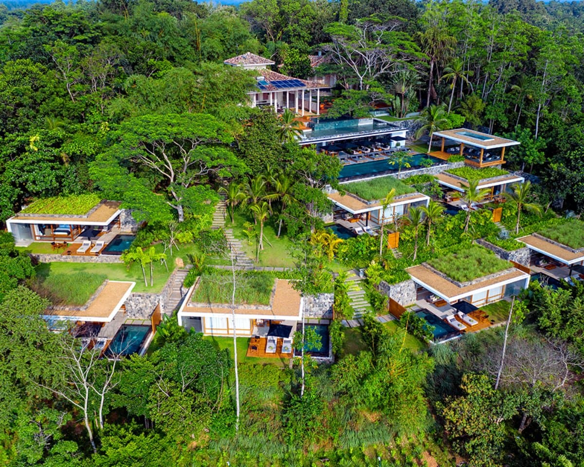 Haritha Villas from above