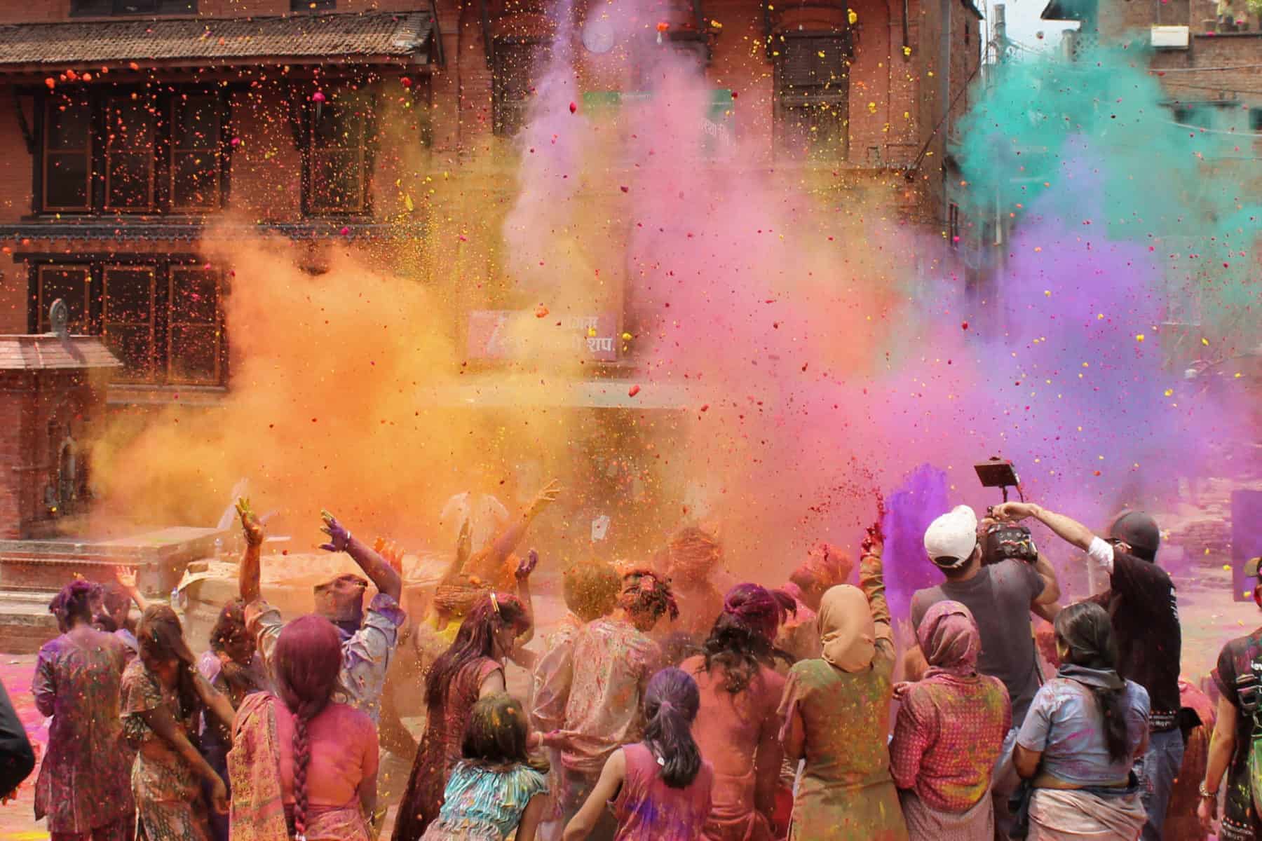 Holi Festival Colourful powders at what is Holi Festival India