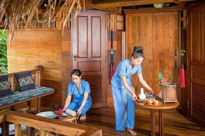 Riverside boutique resort vang vieng view interior