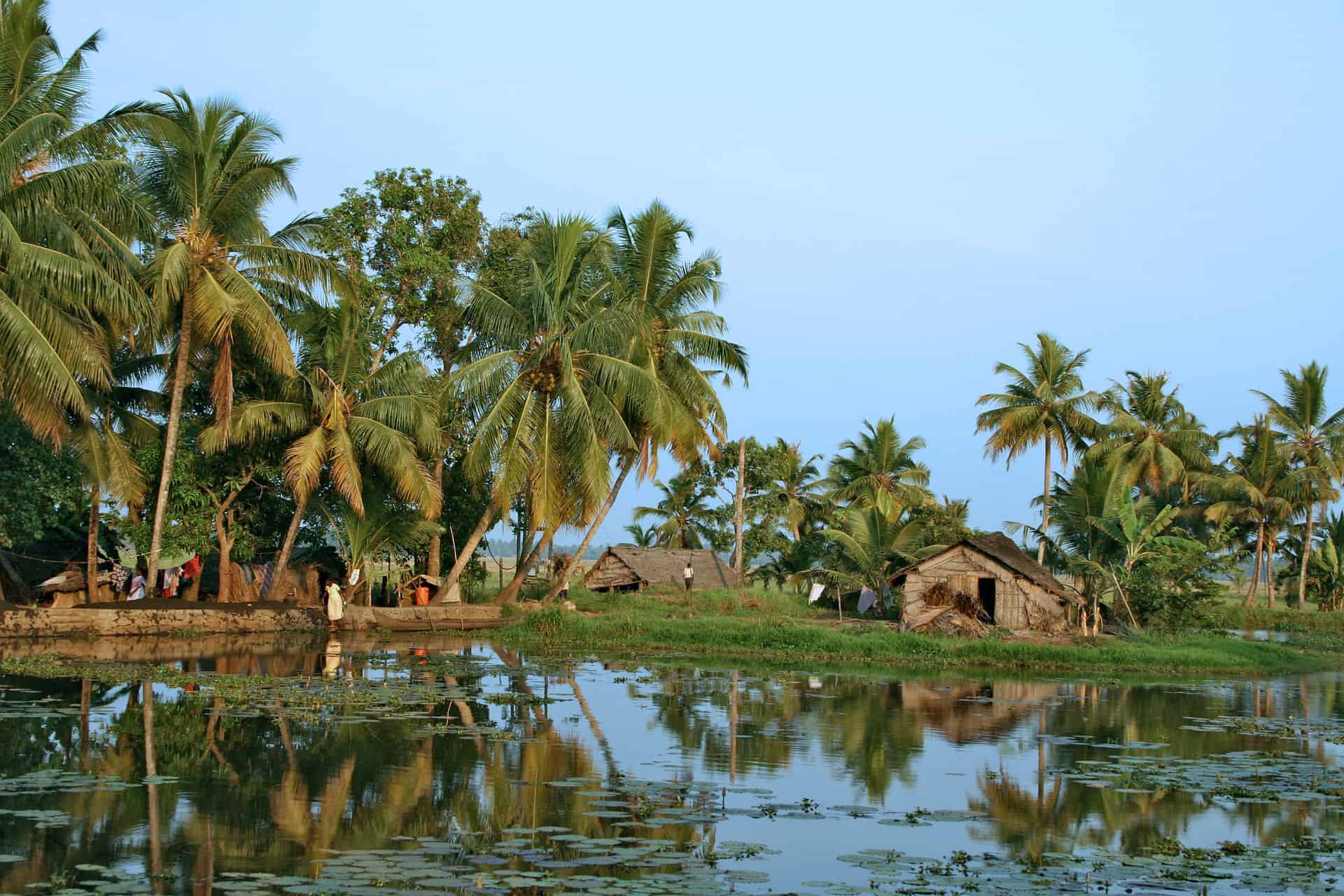 Keralan Backwaters Keralan Backwaters in India