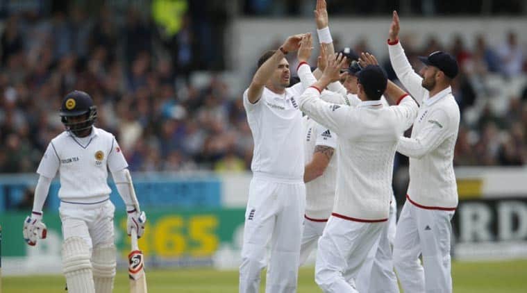 anderson James Anderson celebrating a wicket for the England cricket team