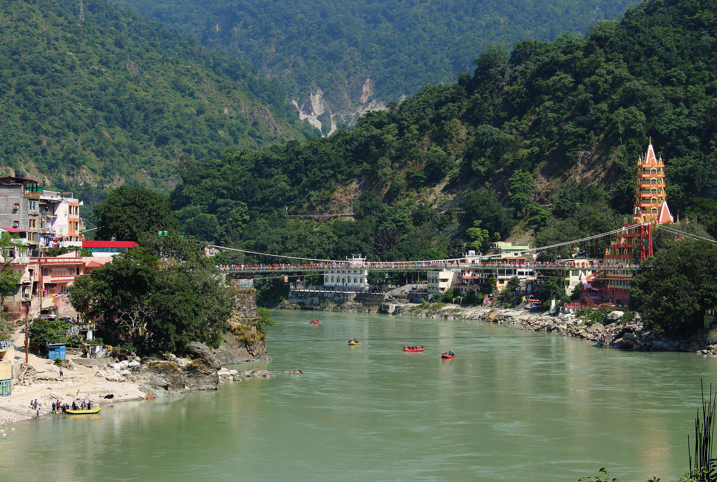 Rishikesh River in India Rishikesh River in India
