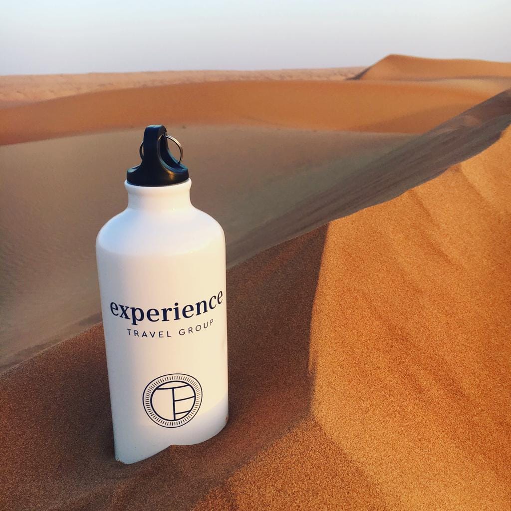 ETG water bottle How to cut down on plastic on holiday