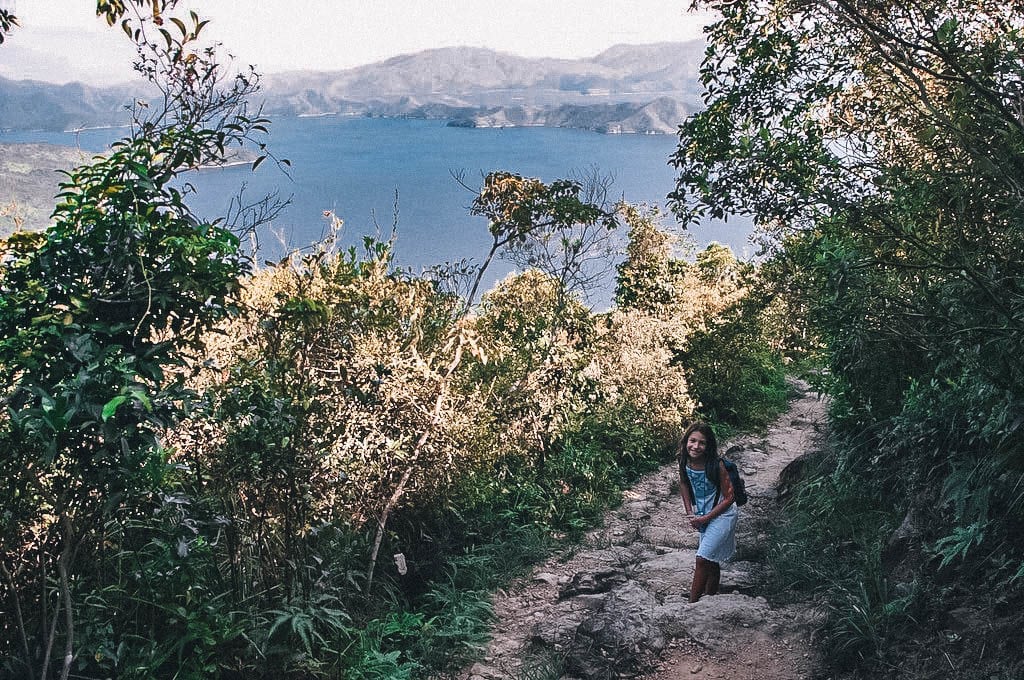 Toni Family member hiking in new territories of Hong Kong