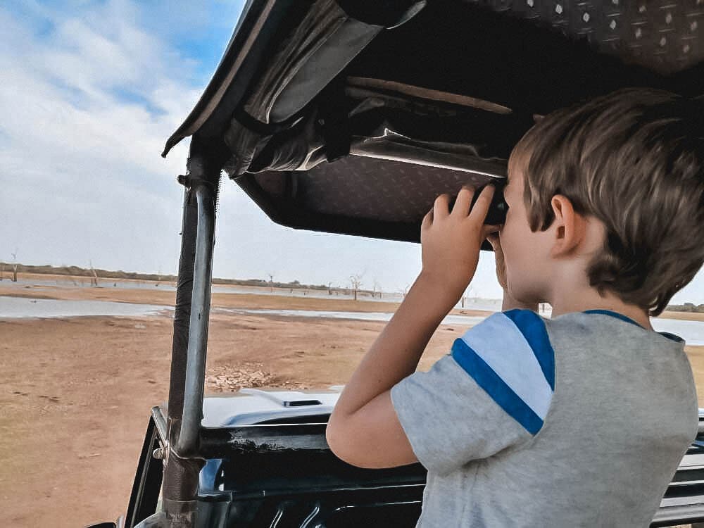 Family Travel Sri Lanka Anneke Hudson Children on safari in Sri Lanka