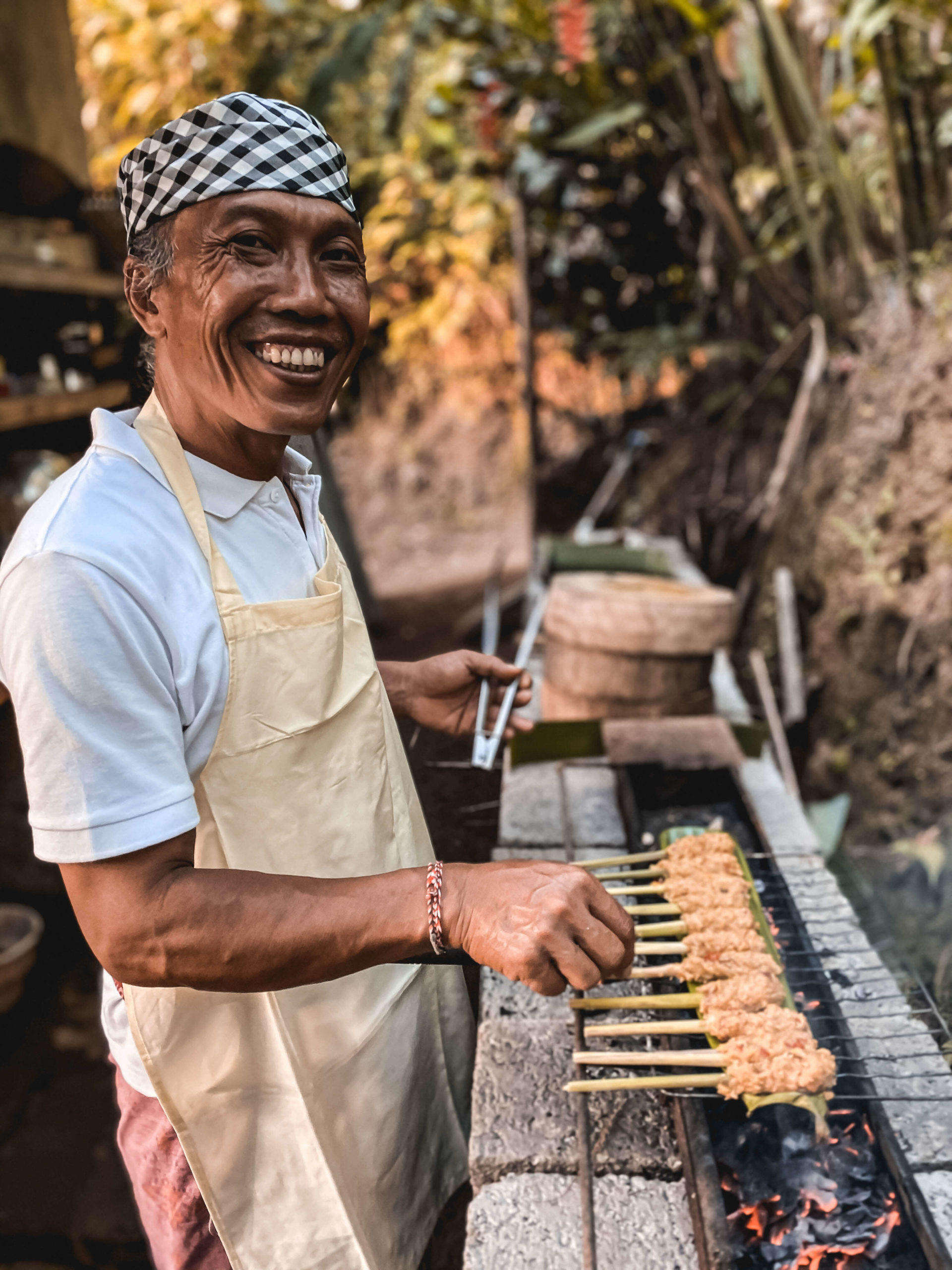 Bagus cooking up a storm Chef cooking best food in Bali