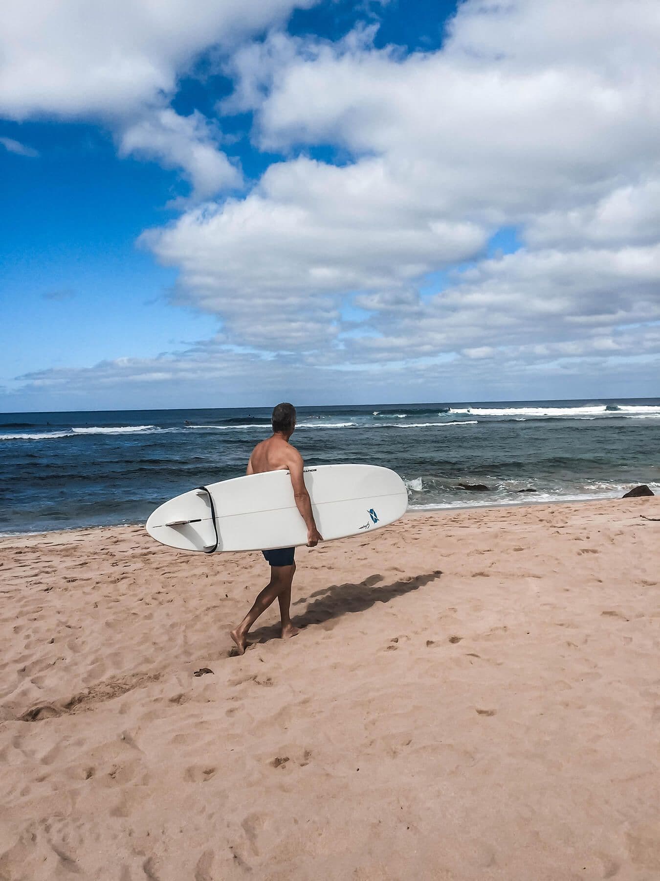 Surfer On Beach Surfer On Beach