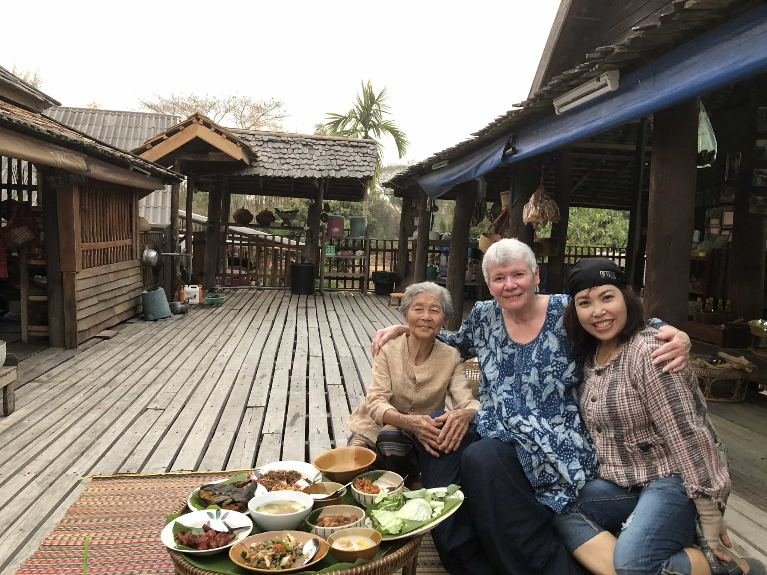 Suasn Vernon Traveller with local villages in Phayao, Northern Thailand