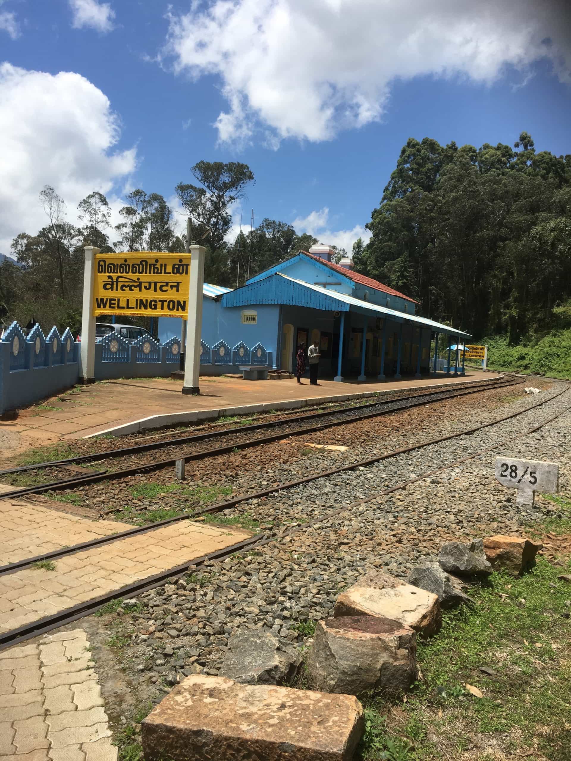 Susan Vernon 3 Wellington Station Tamil Nadu, part of the World Heritage Nilgiri Mountain Railway