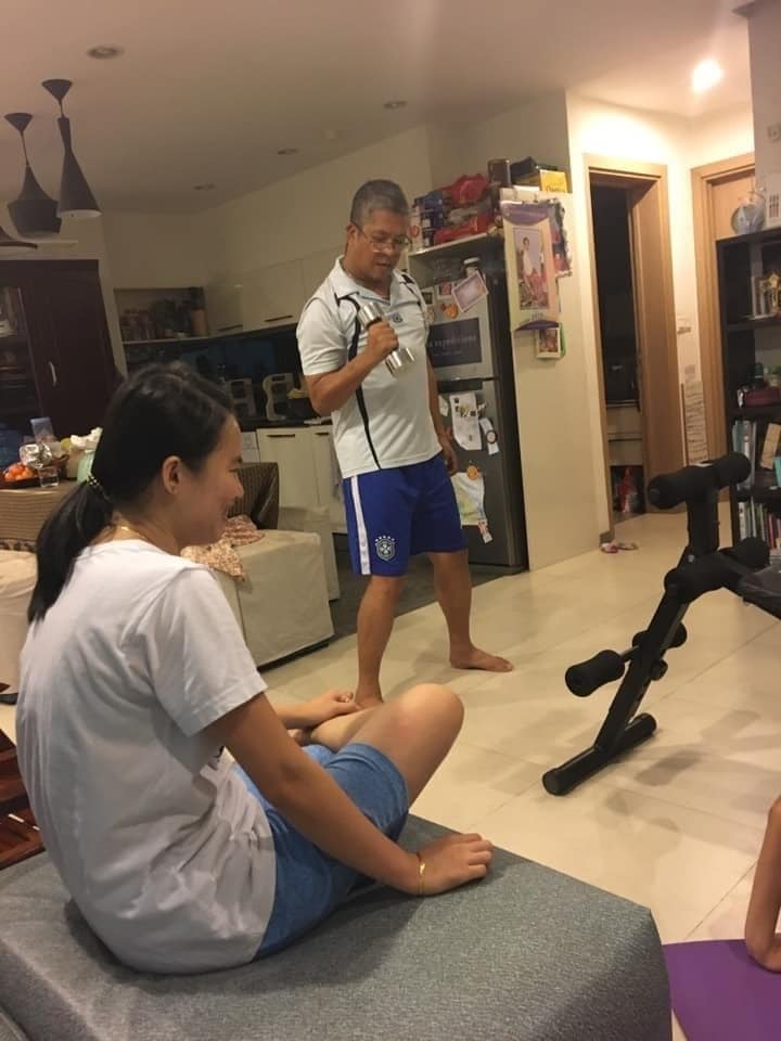 Win Zaw In country partner exercise in quarantine in Phnom Penh