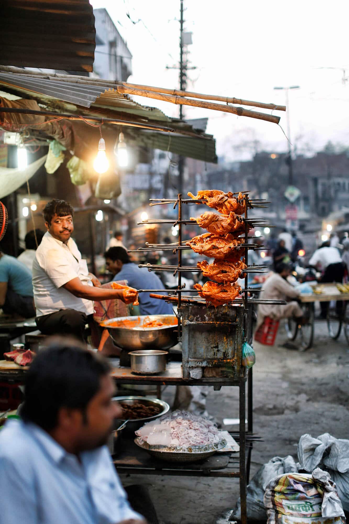 India Mumbai market street food Delhi belly Fresh street food in India