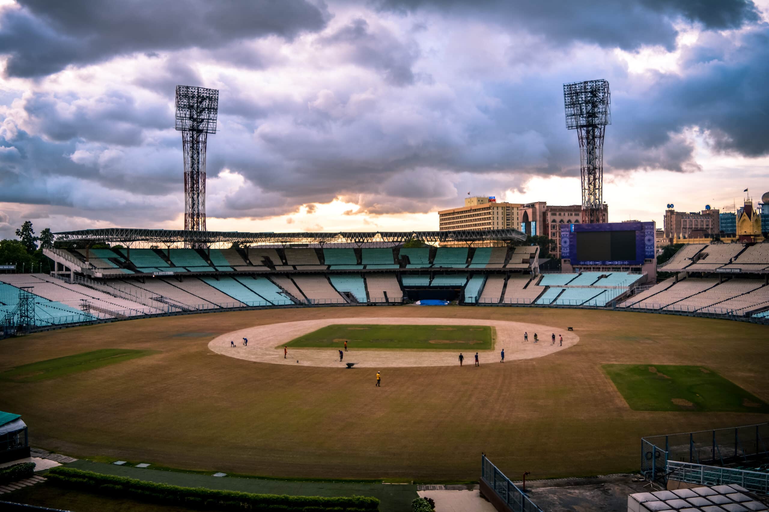 Eden Gardens cricket stadium in Kolkata india Eden Gardens cricket stadium in Kolkata, india