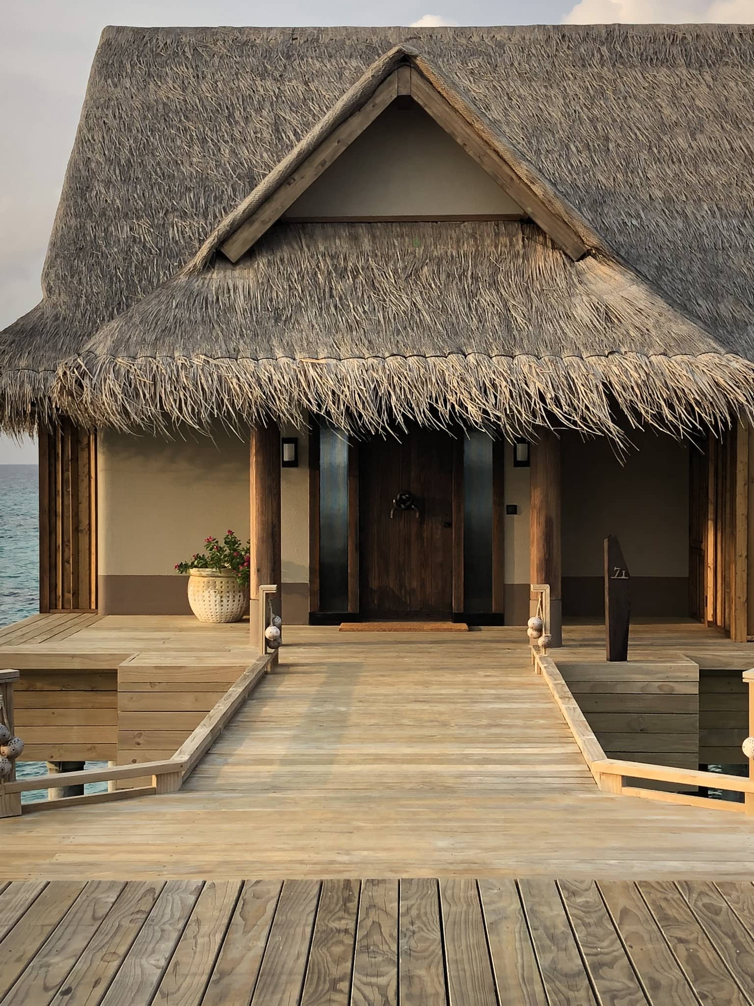 Joali overwater villa Overwater villa at Joali