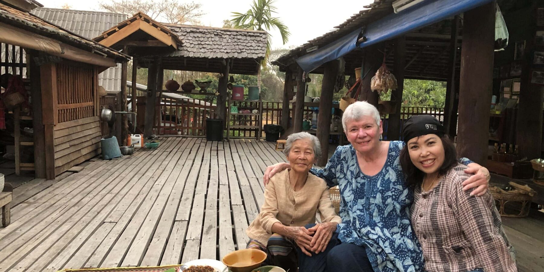 sue vernon in thailand One of ETG clients in Thailand at a community based project.
