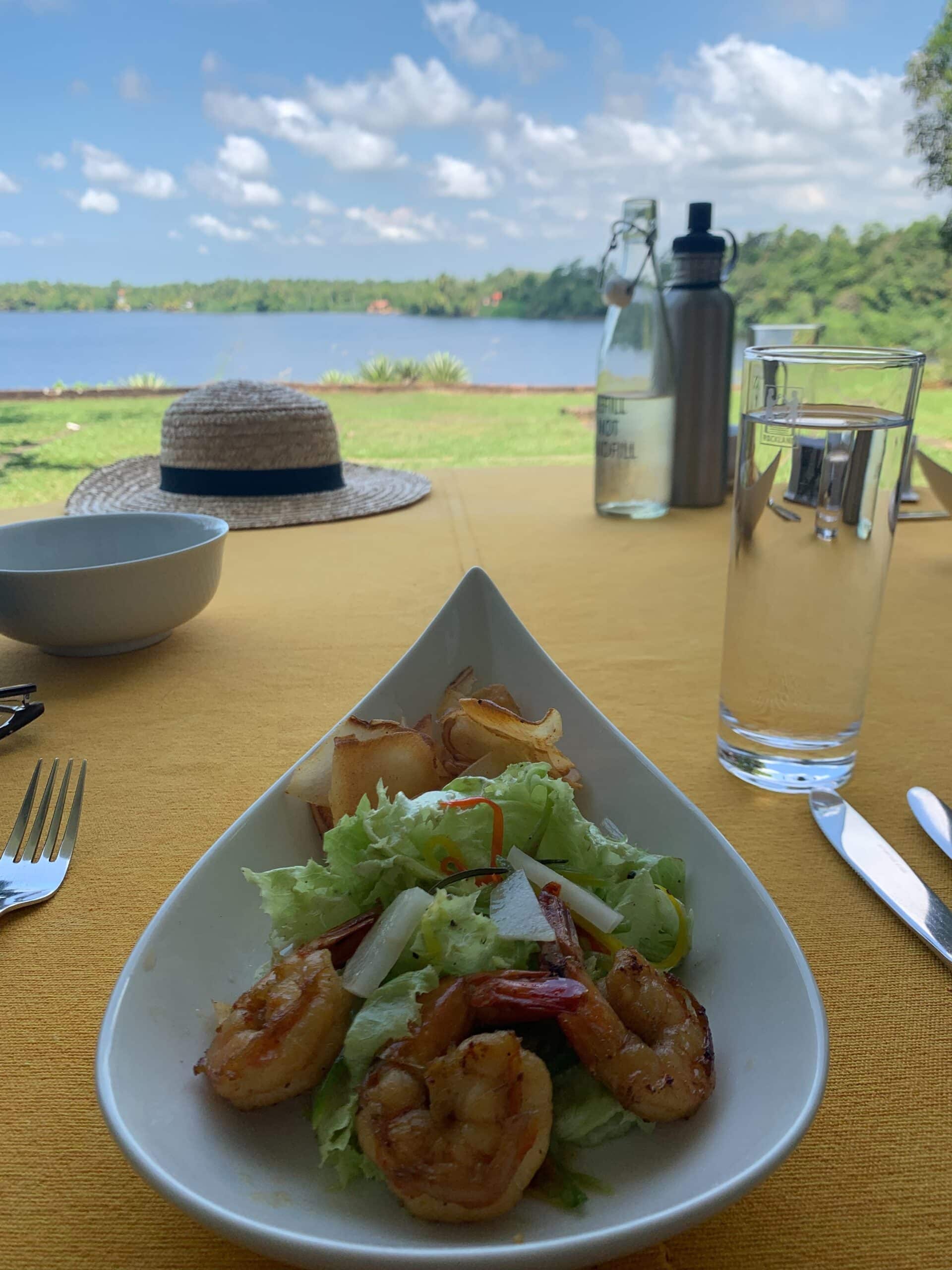 Lunch at Lunuganga Estate in Sri Lanka Lunch at Lunuganga Estate in Sri Lanka