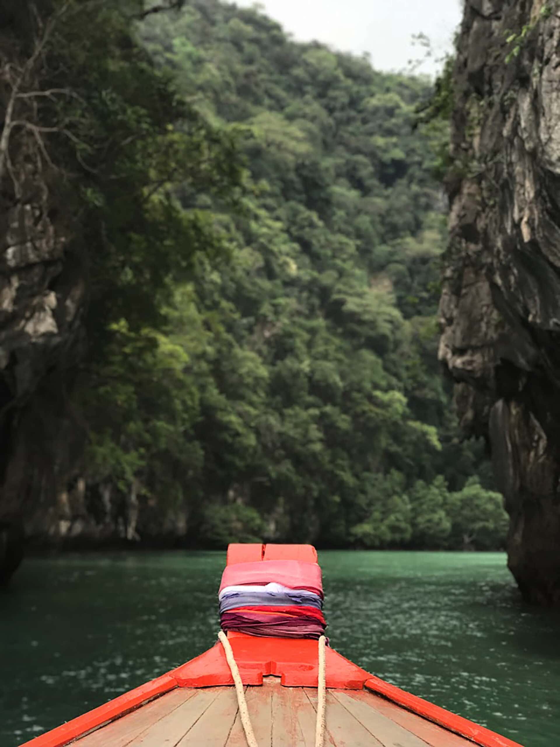 Getting around in Thailand by Longtail boat Getting around in Thailand by Longtail boat