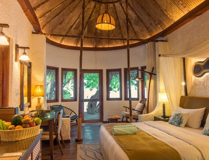 Simple room in the Maldives Simple room in the Maldives