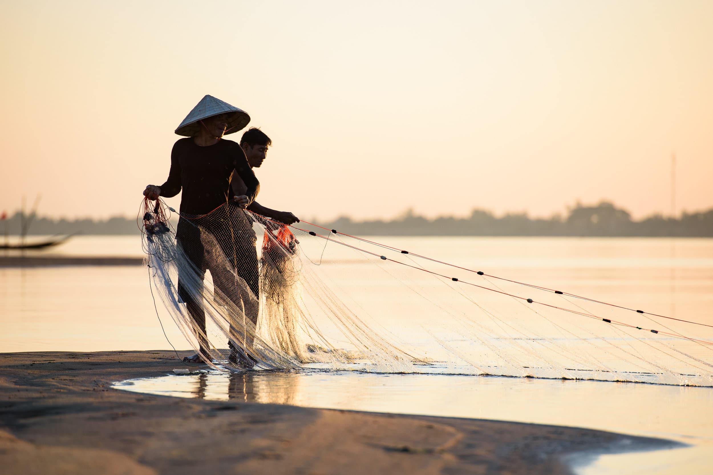 Laos Fisherman Laos Fisherman