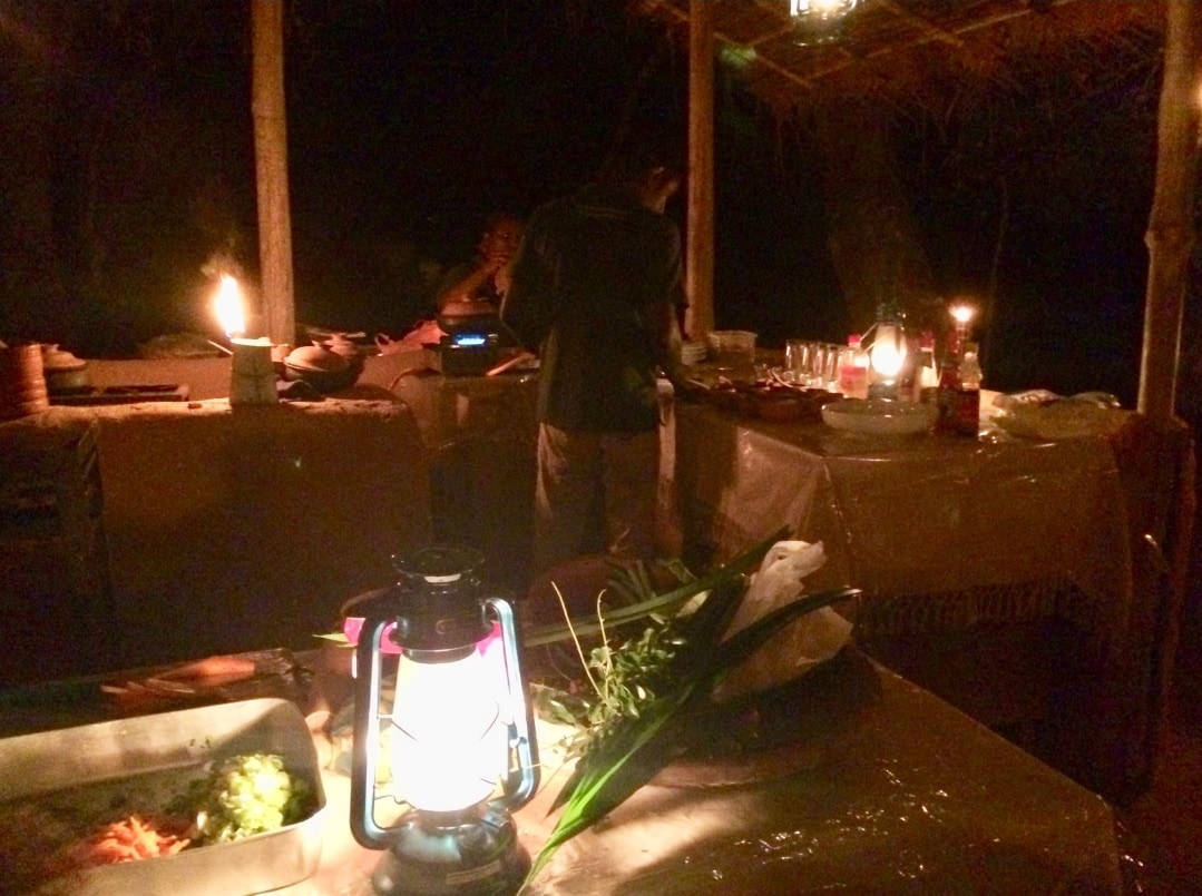 Sara Village dinner mudhouse kitchen Sri lanka