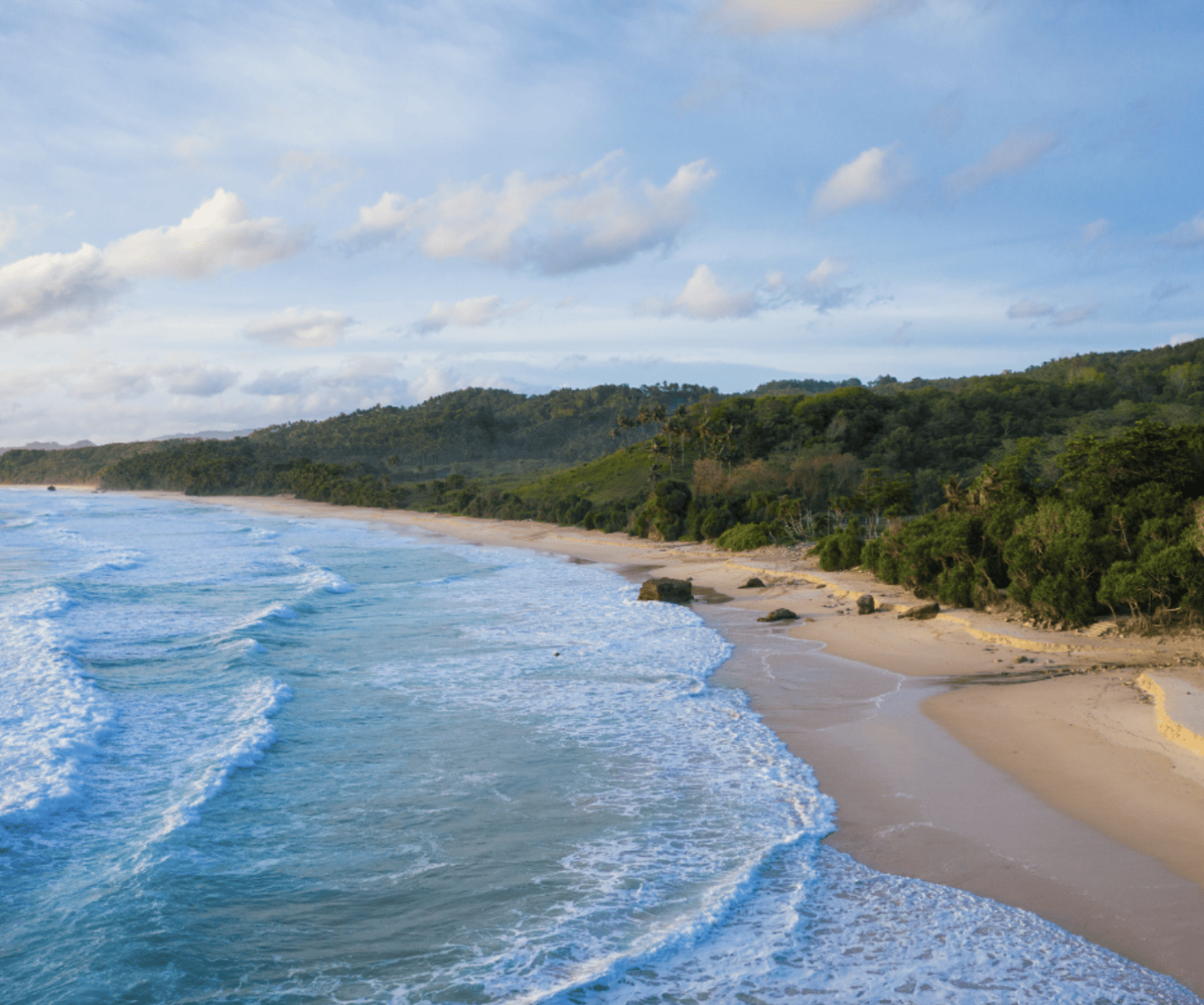 Bwanna Beach in Indonesia Bwanna Beach in Indonesia