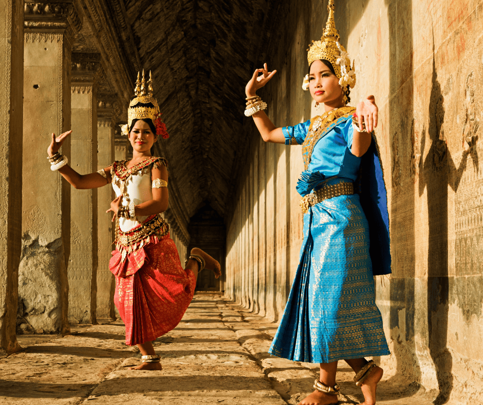 aspara dancers angkor wat Apsara dancers at Angkor Wat