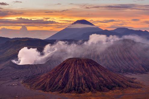 Mount Bromo at Sunset