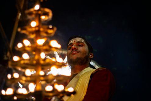 Evening Aarti Ceremony by Lake Phewa