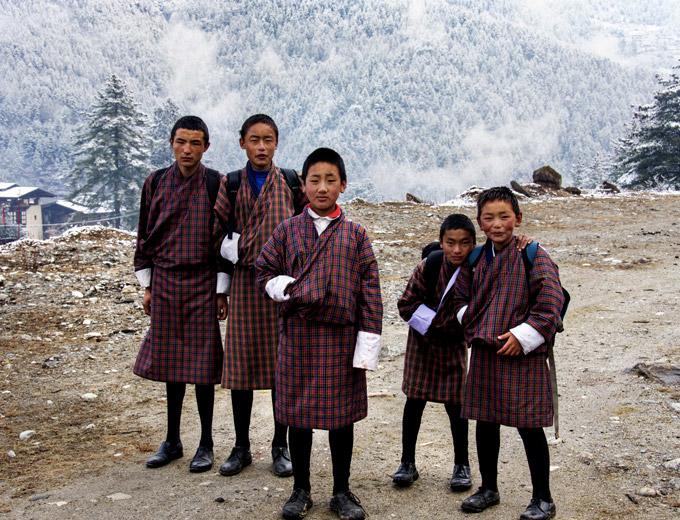 A Morning in Punakha Valley
